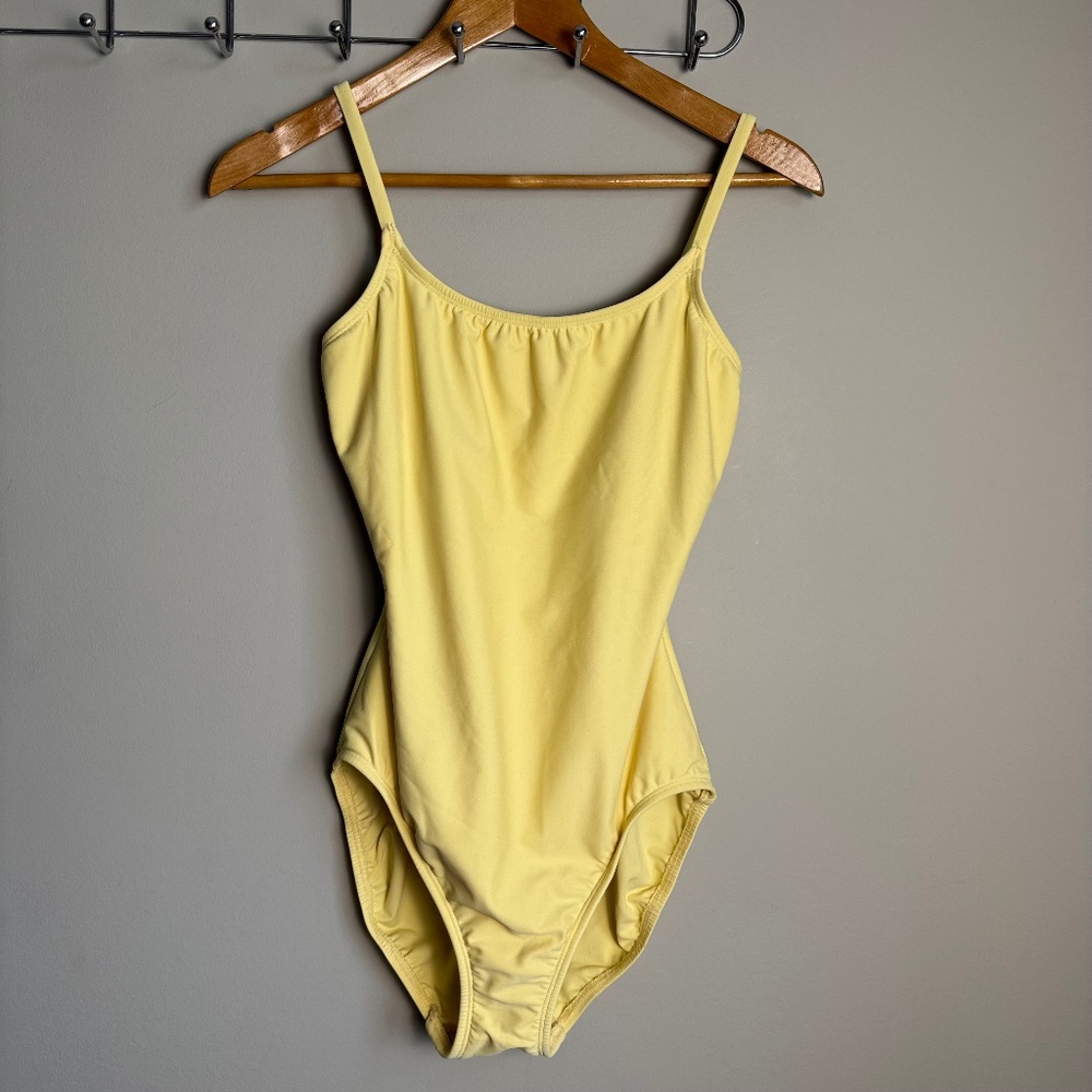 Talbots‎ Women's Classic One Piece Swimsuit Yellow Size 12L Beach Pool Vacation